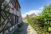 Gerberoy, a village in the Pays de Bray picard with the label Plus Beaux Villages de France, Oise, France