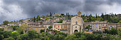 Village of Lagorce, Ardèche, France