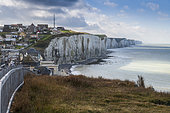Cliffs of Ault on the English Channel, Somme, France
