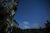 Night landscapes in the petit Luberon, Parc Naturel Régional du Luberon, France