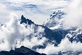 Aiguille du midi, Mont Blanc Massif, Alps, Haute-Savoie, France