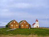 Moedrudalur, the highest inhabited farm in Austurland, Iceland.