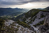 Crests of the Lure mountain, Alpes de Haute Provence, France