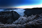 Swiss Jura landscape in winter