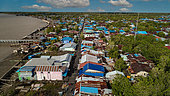 Agats, asmat region main city, West Papua