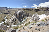 High valley of the Rio Maule, Andes Mountains, Maule Region, Chile