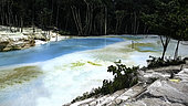 Hot springs crater, Tinggi Raja, Simalungun North Sumatra, Indonesia