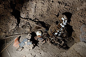 Ch’ullpa Sepulchre, Funeray tower, Señoríos de los Lipes culture (1200-1450), the bodies were deposited in crevices of the volcanic tufa, Necopolis, San Juan del Rosario, Bolivia