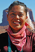 Navajo girl, Colorado Plateau, USA