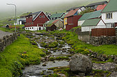 Gjogv, Esturoy Island, Faroe Islands, Denmark.