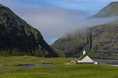 Saksun, Streymoy Island, Faroe Islands, Denmark.