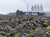 Geothermal Power Plant Svartsengi, Reykjanes, Iceland. Geothermal Power Plant Svartsengi on Reykjanes peninsula during winter. europe, northern europe, iceland, February