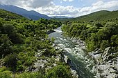 River Tavignone, Arrondissement Corte, Corsica, France, Europe