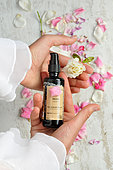 Argan oil, used in cosmetics, beauty by plants, revitalising, moisturising for the skin