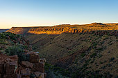 Rugged mountains on Klipspringer's Pass on Potlekkertjie Loop. Karoo National Park, Beaufort West, Western Cape, South Africa