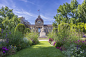 Palais du Rhin and its gardens in summer, Strasbourg, Bas-Rhin, Alsace, France