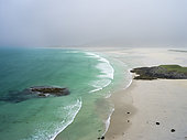Isle of Harris, part of the island Lewis and Harris in the Outer Hebrides of Scotland. Seilebost Beach on South Harris. Europe, Scotland, July