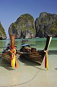 Boats, Koh Ley, Maya Bay, Ko Phi Phi Leh, Thailand, Asia