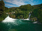Water falls, Krka National Park, Croatia