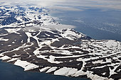 Cape Brewster Plateau and Scoresbysund in late July, Greenland