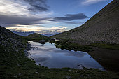 Lake of Terres Pleines, Jausiers, Ubaye Valley, Alpes de Haute Provence, France