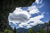 Clouds over the Ubaye Valley, Alpes de Haute Provence, France