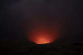 Nicaragua, Granada, 2022-01-30. Lava in Masaya volcano crater.