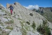 Hiking towards Peña Foratata (2321m), Aragonese Pyrenees, Spain