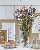 Dried Statice flowers