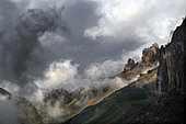 Orage sur le col du Lautaret, Serre-Chevalier, Alpes, France