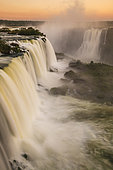 The incredibly beautiful Iguazu Falls on the border between Brazil and Argentina.