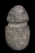 Heavy throated axe. Basalt. North Africa, Tilemsi, Neolithic. 21cm.