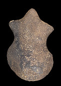 Ax with three digits. Basalt. North Africa, Tilemsi, Neolithic. 18 cm.