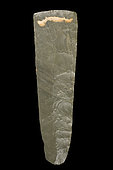 Green jasper adze. Neolithic period. mali. 19.5cm.