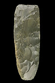 Green jasper adze. Neolithic period. Mali. 16,2cm.
