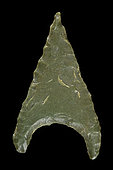 Winged arrowhead in jasper. Neolithic period. North Africa. 3,2 cm.