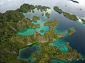 Islands in Raja-Ampat, Indonesia