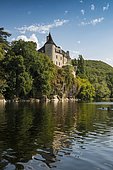 Château de la Treyne, on the Dordogne, near Lacave, Lot department, Occitanie, France, Europe