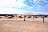 First industrial solar power plant in South America in Calama: Calama Solar 3 is the first industrial plant of its kind to be built in South America. Province of Loa, Antofagasta region. Chile.