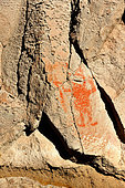 Rock paintings in the Jawincha Canyon. Bolivia. Probably between 1200 and 1400.