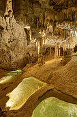 Interior view of the Grotte des Moidons, Molain, Jura, France