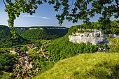 Village of Baume-les-Messieurs, 'Most beautiful village in France', Jura, France