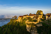 Château-Chalon, 'Most beautiful village in France', capital of Vin Jaune, Jura, France