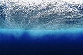 Under the surface of a wave, Martinique