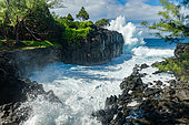 Cape Méchant, Indian Ocean, Saint-Philippe, Reunion Island, France