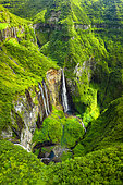The Trou de fer, Bras-Panon, Salazie, Reunion Island, France