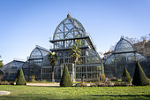 Great Greenhouses of the Botanical Garden of Lyon in the Parc de la Tête d'Or. , Lyon, France
