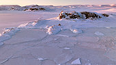 Cape Swainson at sunset, east coast of Greenland