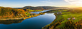 Lac Brenet and Lac de Joux, Vallée de Joux, Canton Vaud, Switzerland