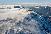 Crêt de la neige, 1720m, highest peak in the Jura massif, Haute chaîne du Jura reserve, Ain, France
